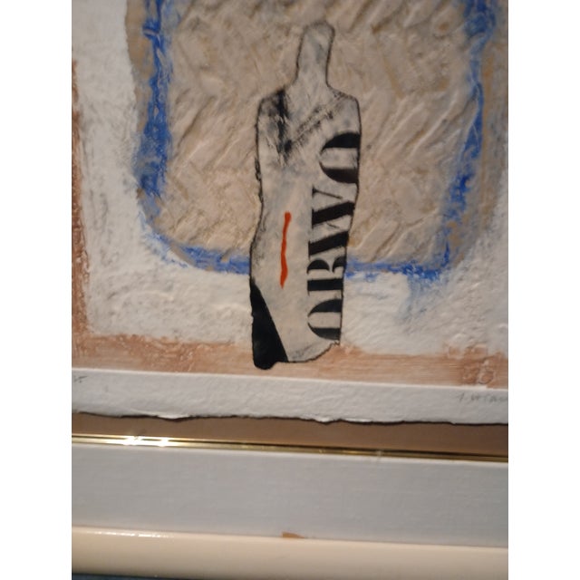 Printmaking Materials 1961 Abstract Expressionism James Coignard Carborundum Artpiece For Sale - Image 7 of 12