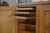 Light Oak Wardrobe with Geometric Lattice Pattern, 1940s For Sale - Image 3 of 15