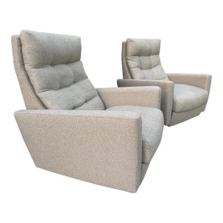 Set of 2 Como Comfort Air Italian Inspired Zero Gravity Chairs by American Leather Brand For Sale