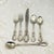 Vintage Oneida Cube "Toujours" 41-Piece Flatware Set - Service for 6 (Minus 1 Fork, and 1 Spoon) With Serving Pieces 1980s - 41 pcs For Sale In Philadelphia - Image 6 of 18