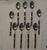 Metal 1950s Safari by Stanley Roberts Flatware Silverware - Set of 51 Pieces For Sale - Image 7 of 9