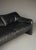 Black Two Seater Maralunga Sofa in Black Leather from Cassina, 1970s For Sale - Image 8 of 18
