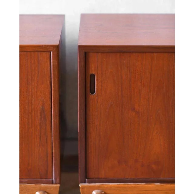 Wood Mid-Century Scandinavian Sideboards, Set of 2 For Sale - Image 7 of 9