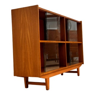 Mid Century China Cabinet Made in England For Sale