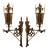 1920s Brass & Mica French Sconces - a Pair For Sale
