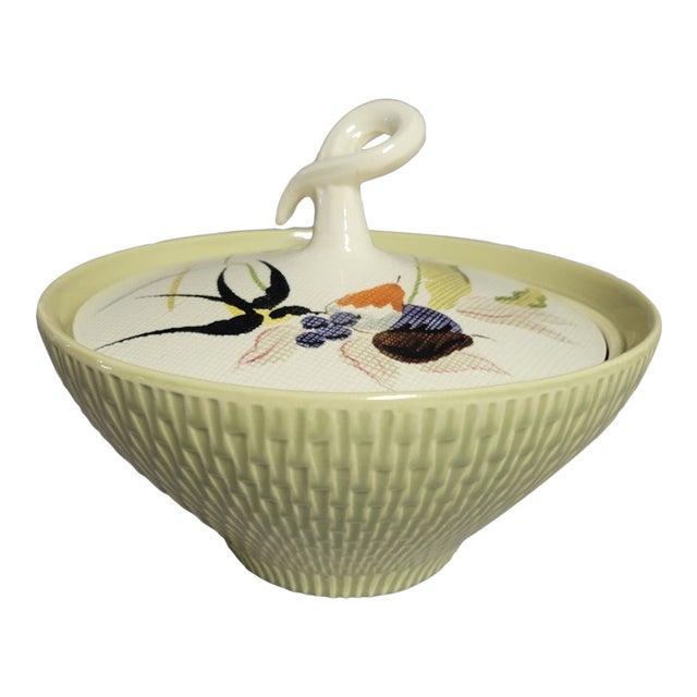 Red Wing Pottery “Capistrano” Covered Casserole Dish For Sale