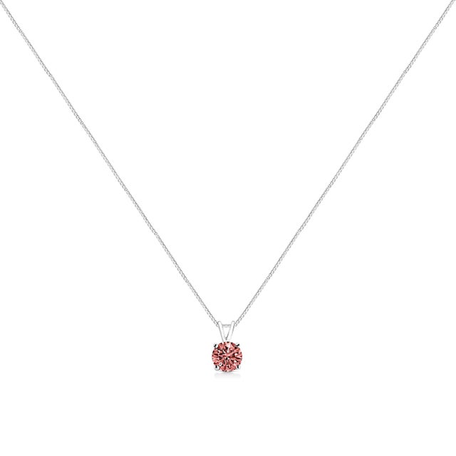A timeless jewelry essential, this pink diamonds pendant necklace will bring unparalleled sparkle to your neckline. This...