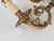 1950s Spanish Rococo Sand-Cast Brass 3-Light Sconces With Crystals - A Pair For Sale - Image 9 of 12