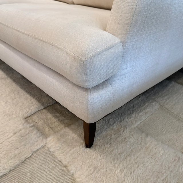 Off-white Scandinavian Designs Mid Century Style Sofa For Sale - Image 8 of 10