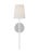 2020s Kate Spade by Visual Comfort Studio Monroe Tail Sconce, Polished Nickel For Sale - Image 5 of 5