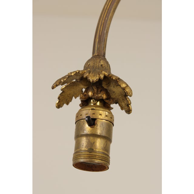 Vintage Bronze Art Nouveau Floor Lamp For Sale - Image 9 of 15