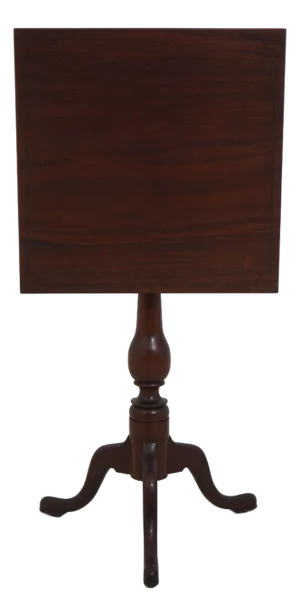 Nathan Margolis Mahogany Tilt Top Pedestal Table