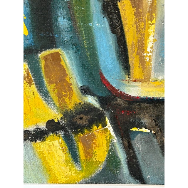 1960s Abstract Seascape Painting For Sale - Image 4 of 7