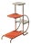 20th Century Bauhaus Steel Plant Stand with Colored Glass Shelves by Emile Guyot, Czechoslovakia, 1930 For Sale