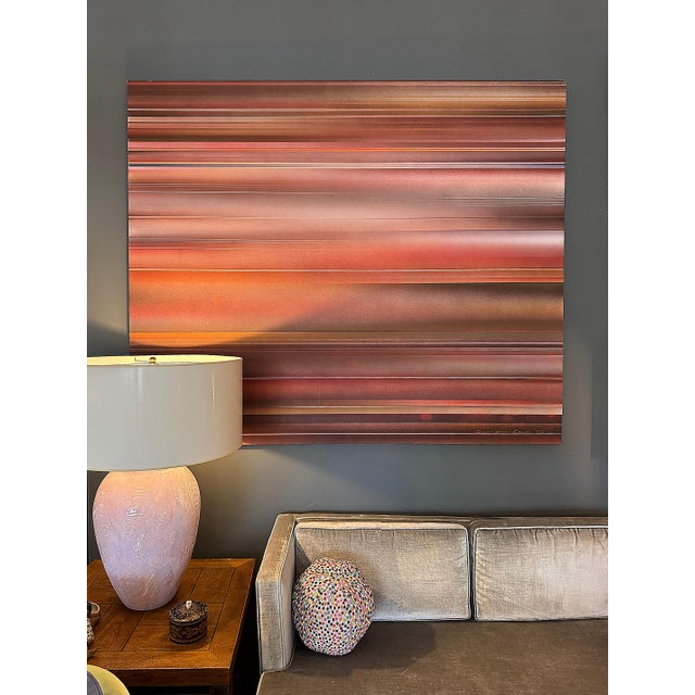 David Barry Lewis Large Scale Mid century Abstract Painting A large scale mid century abstract painting by the listed...