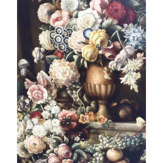 Carlo De Tommasi, Dutch School Floral Still Life, Oil on Canvas, 2013 For Sale - Image 3 of 11