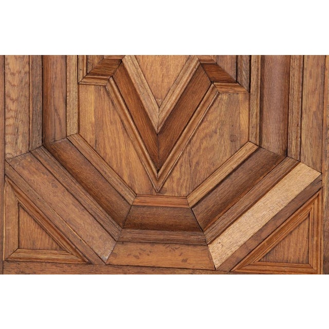 Wood Antique Baroque Cabinet in Oak, 1700 For Sale - Image 7 of 18