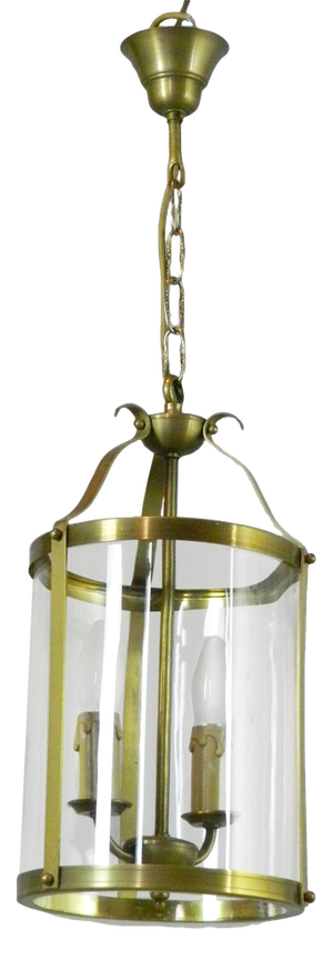 Vintage French Twin Light Hall Lantern, 1930s
