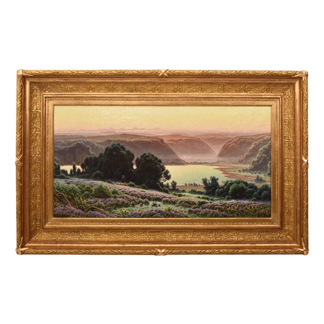 William Didier Pouget, Lake Chambly, 1900s, Oil on Canvas For Sale
