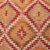 Rug & Kilim Vintage Mid-Century Diamond Golden Yellow and Red Wool Kilim Rug With Multicolor Accents For Sale - Image 4 of 6