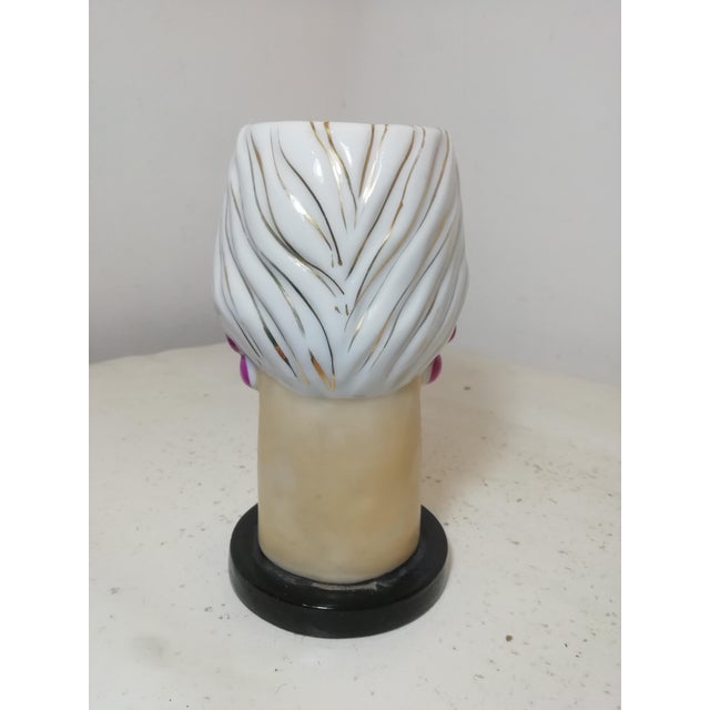 Lady Head Vase by Ucagco, 1950s For Sale - Image 6 of 11