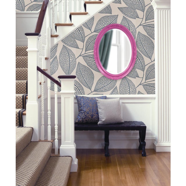 2020s Queen Ann Mirror - Glossy Hot Pink For Sale - Image 5 of 9