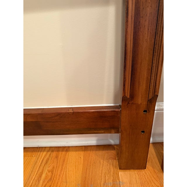 Late 20th Century Drexel Upholstered Wood Twin Headboards, a Pair For Sale - Image 10 of 10