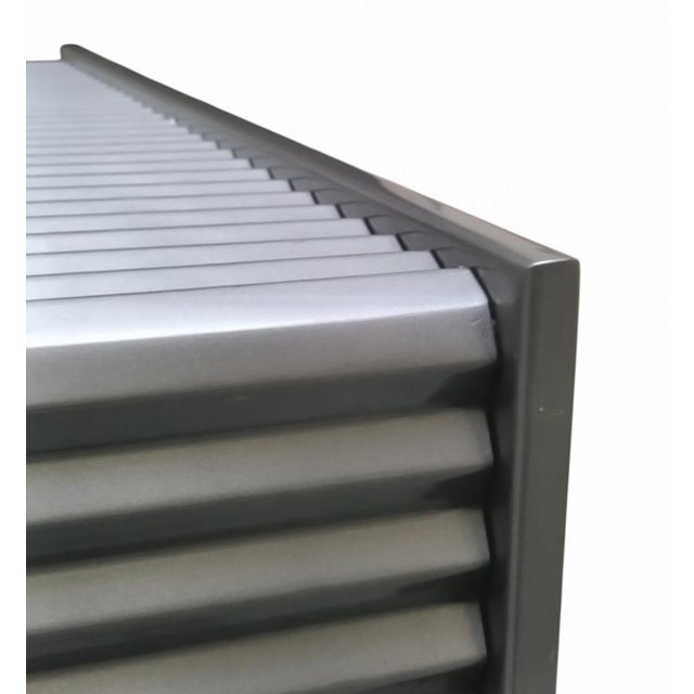 Rotating Metal Console Table, Italy, 1990s For Sale - Image 4 of 8