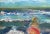 Waves, Oil Painting, Framed, One-of-a-Kind Arts, by Van Ness For Sale - Image 10 of 13