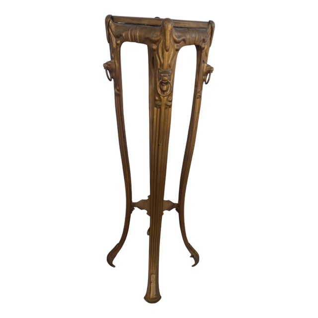 Late 20th Century Neoclassical Style Metal Plant Stand With Ormulu For Sale
