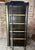 Bookcase or storage unit in patinated raw steel with matt black painted trim. Beautiful craftsmanship in wrought iron from...