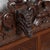 19th Century Carved Oak Wall Shelf With Boar’s Head and Griffins For Sale - Image 6 of 12