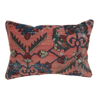 Embroidery Vintage Throw Sumak Pillow Case -16'' X 24'' For Sale