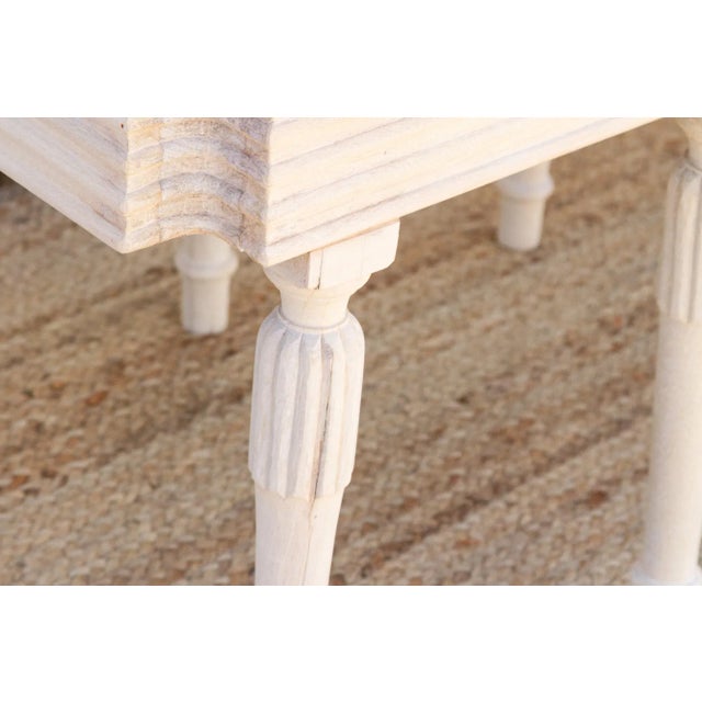 British Colonial Plantation Side Tables, Pair For Sale - Image 4 of 11