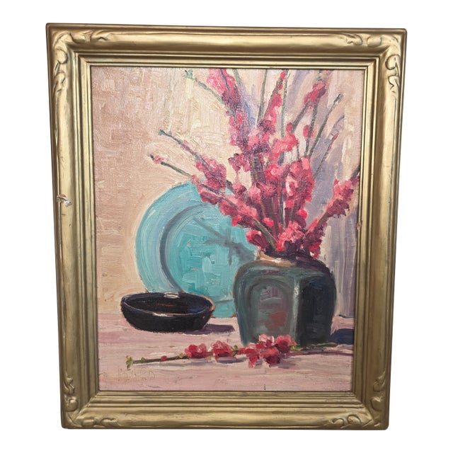 Early 20th C Impressionist Still Life Painting For Sale