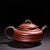 Chinese Vintage Chinese Yixing Zisha Clay Teapot, Handmade Red Clay With Carved Motif For Sale - Image 3 of 9
