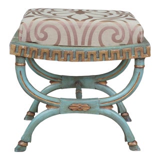 Early 20th Century French Empire Style Footstool For Sale