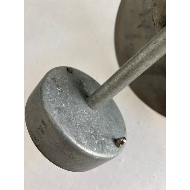 1950s Mid-Century Scandinavian Metal Outdoor Wall Lamp by Louis Poulsen, 1950s For Sale - Image 5 of 9