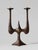 Brutalist Sculptural Bronze Candleholder, 1970s For Sale - Image 6 of 6