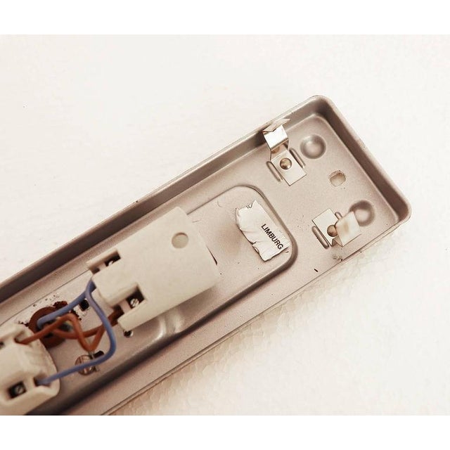 1960s German Amber Wall Sconces in Glass & Brass by Helena Tynell, 1960s, Set of 3 For Sale - Image 5 of 6