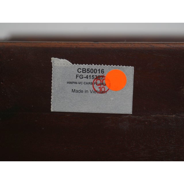 Theodore Alexander Oak Castle Bromwich 3 Tier Lamp Table For Sale - Image 13 of 14