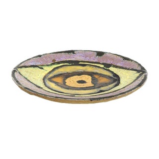 Large Danish Enamel Stoneware by Astrid Grundvig For Sale