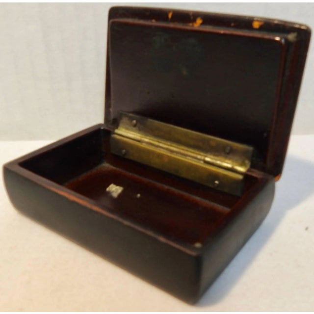 Antique Russian Lacquer Box With Landscape For Sale In Nashville - Image 6 of 9