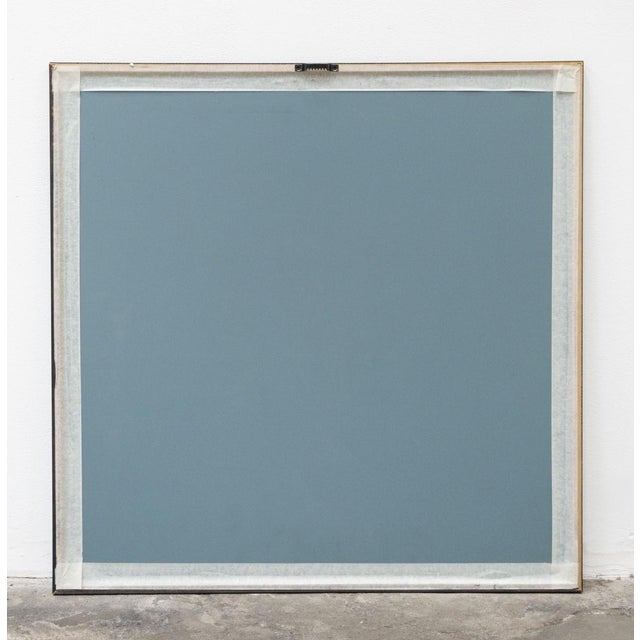 Postmodern Morphos Framed Mirror by Carmi for Acerbis International, 1980s For Sale - Image 3 of 5
