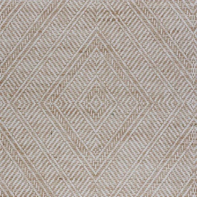 Contemporary Schumacher Tortola Linen Paperweave Wallpaper in Natural For Sale - Image 3 of 4
