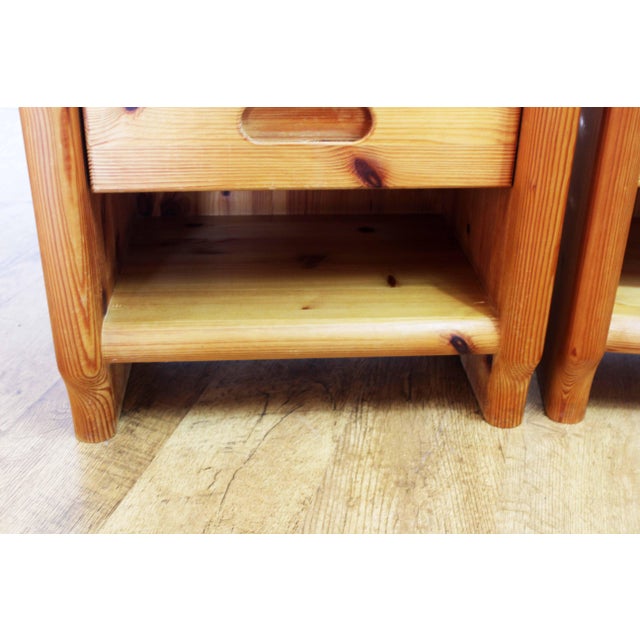 Tan Danish Bedside Tables by Rainer Daumiller, 1970, Set of 2 For Sale - Image 8 of 13