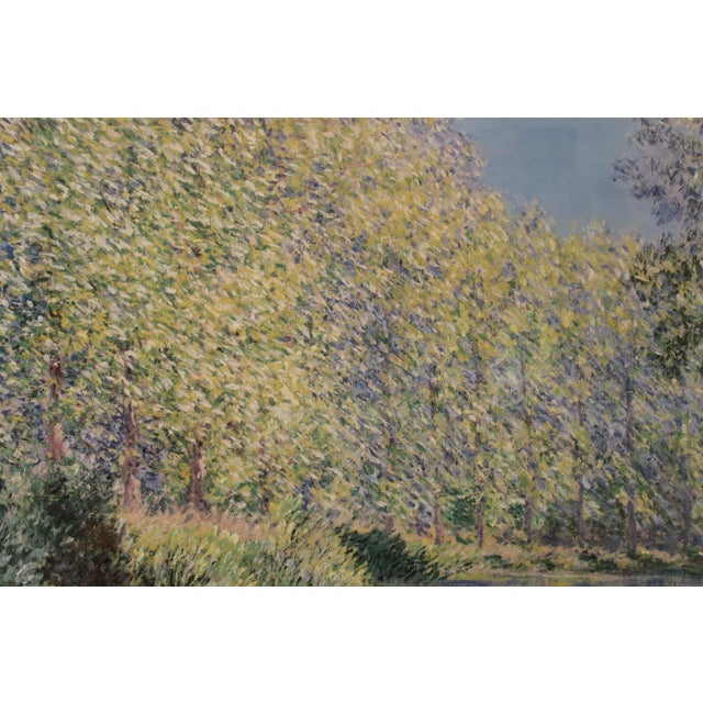 Claude Monet Museum Art Print, 'Bend in the Epte River near Giverny' For Sale - Image 4 of 12
