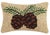 Contemporary Pine Cone Hook Pillow, 8" x 12" For Sale - Image 3 of 3