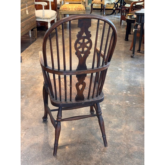 Set of Seven English Wheelback Windsor Chairs For Sale - Image 12 of 12