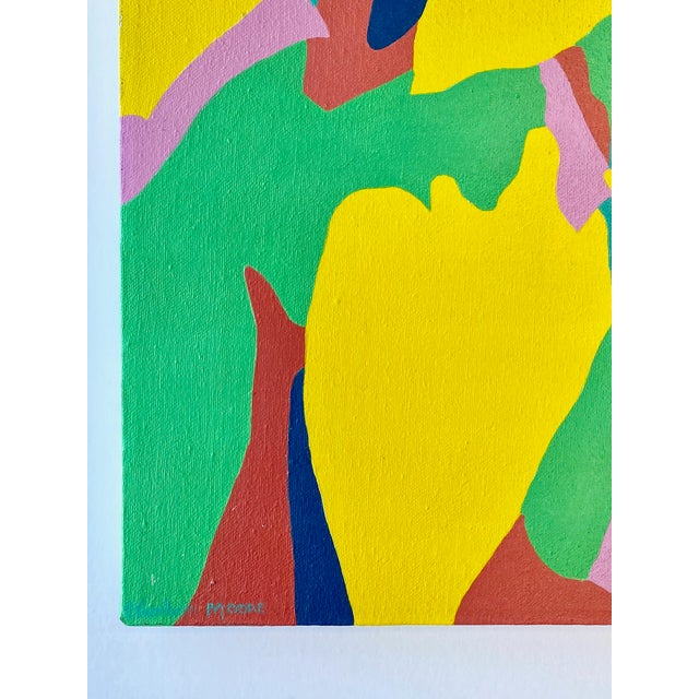 1980s 1980s Postmodern Abstract Painting For Sale - Image 5 of 7